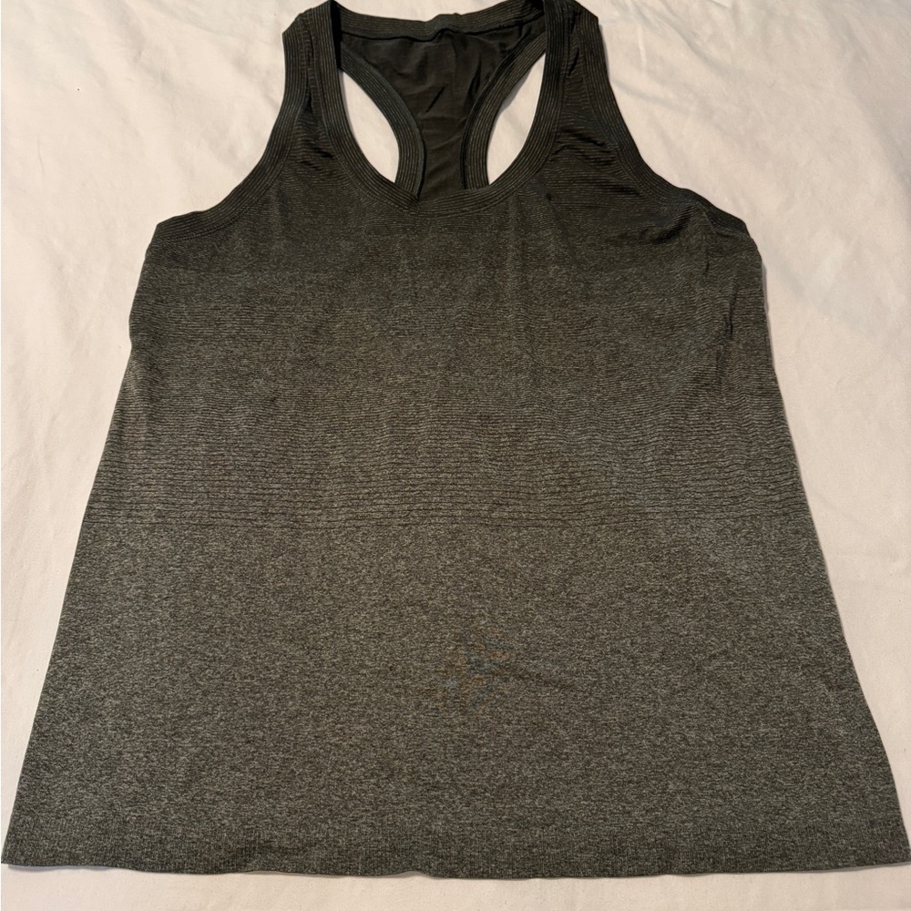 Athleta Gray Tank Top Racerback Style